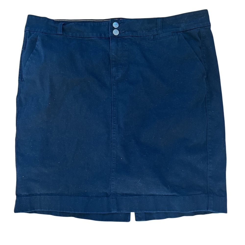 Old‎ Navy Dark Wash Denim Skirt Pockets Casual Everyday Classic Staple